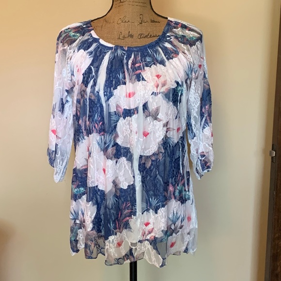 Brittany Black Tops - HOST PICK! Gorgeous petite lace blouse-New!